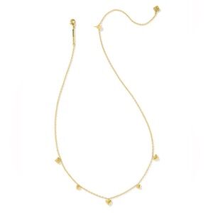 Brand New With Tags! Kendra Scott Phoebe Dainty Heart Necklace in Gold